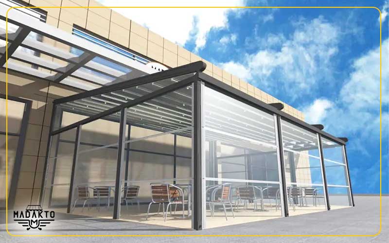 پنجره گیوتینی برقی - ماداکتو سایه - گروه صنعتی ماداکتو