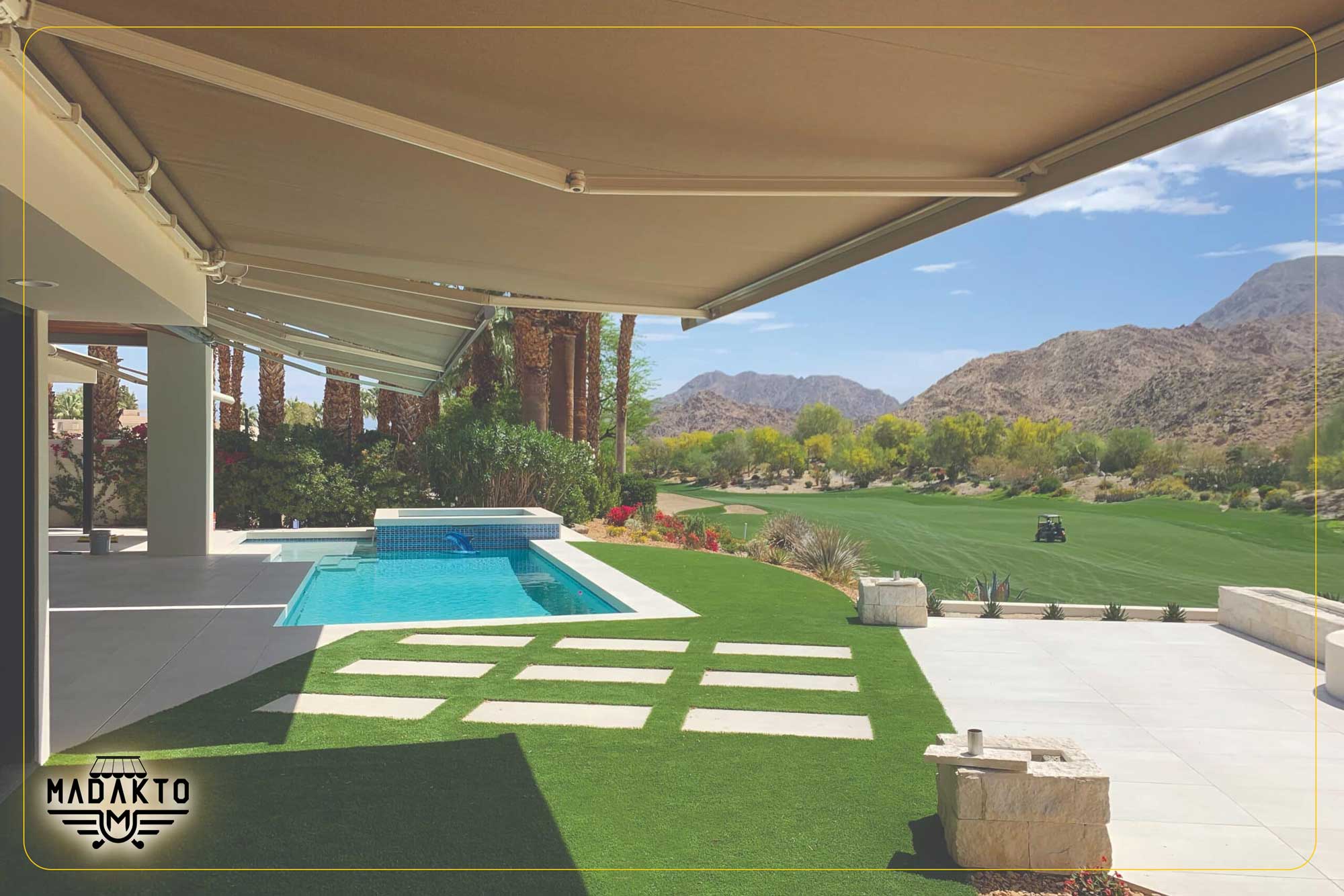 سقف برقی حیاط-ماداکتو سایه