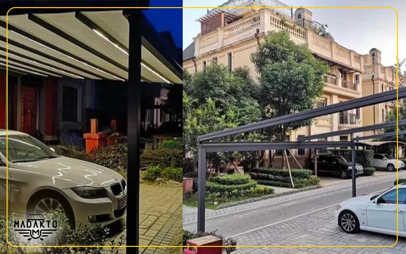 ویژگی های سقف برقی پارکینگ-ماداکتو سایه-سقف متحرک پارکینگ