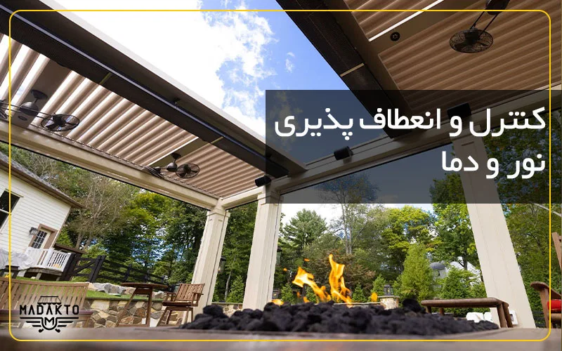 ماداکتو سایه - گروه صنعتی ماداکتو - کنترل و انعطاف پذیری نور و دما